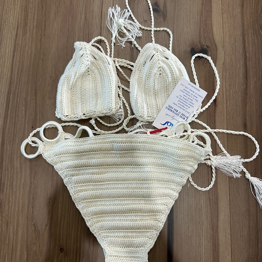 Elegant Cream Bikini Set